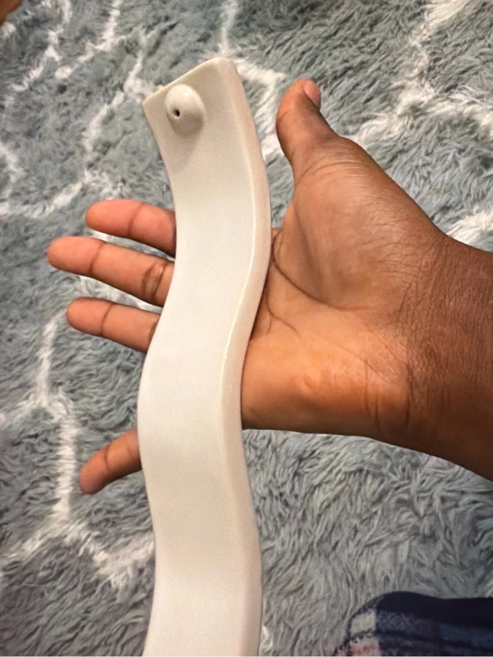 White Decorative Furniture Handle for Home Accents